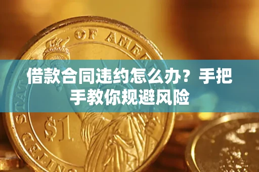 济南借款合同违约怎么办？手把手教你规避风险