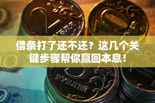 济南借条打了还不还？这几个关键步骤帮你赢回本息！
