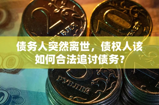 济南债务人突然离世，债权人该如何合法追讨债务？