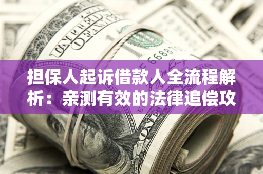 济南担保人起诉借款人全流程解析：亲测有效的法律追偿攻略