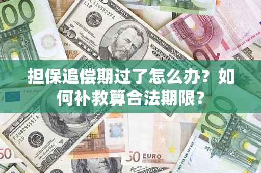 济南担保追偿期过了怎么办？如何补救算合法期限？