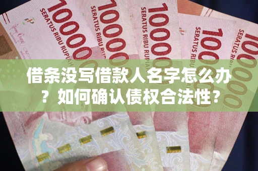 济南借条没写借款人名字怎么办？如何确认债权合法性？