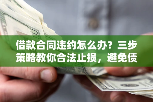 济南借款合同违约怎么办？三步策略教你合法止损，避免债务危机升级